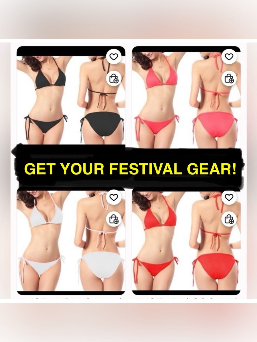 BUNDLED!! Buy all 4 swimsuits for $10, that’s buy 2 get 2 free!!